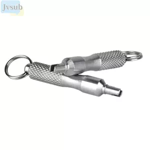 Cờ lê van lốp JVSUB, Tua vít sửa chữa lốp bằng thép không gỉ chống gỉ, Chất lượng cao với vòng chìa khóa Công cụ loại bỏ lõi van lốp đa năng cho ô tô, xe máy