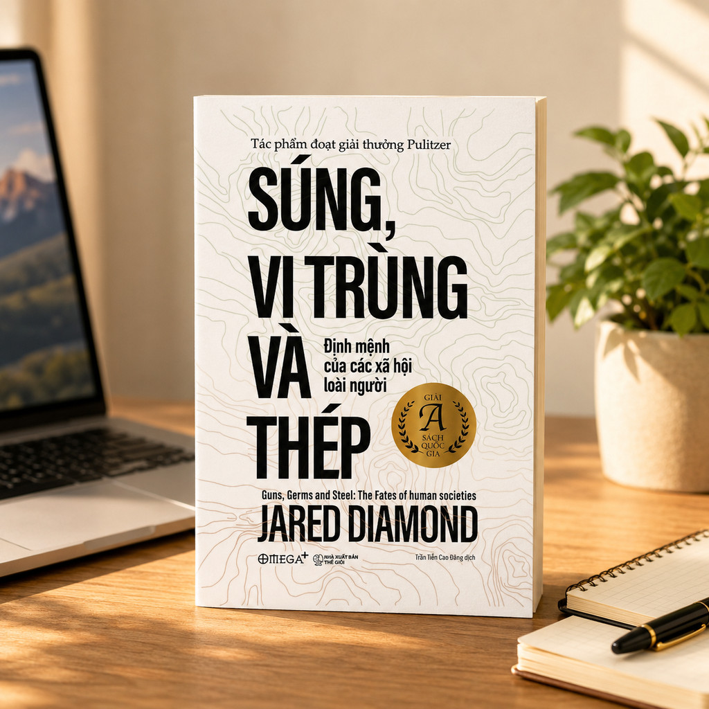 Sách - Súng, Vi Trùng Và Thép - Jared Diamond (Omega Plus)