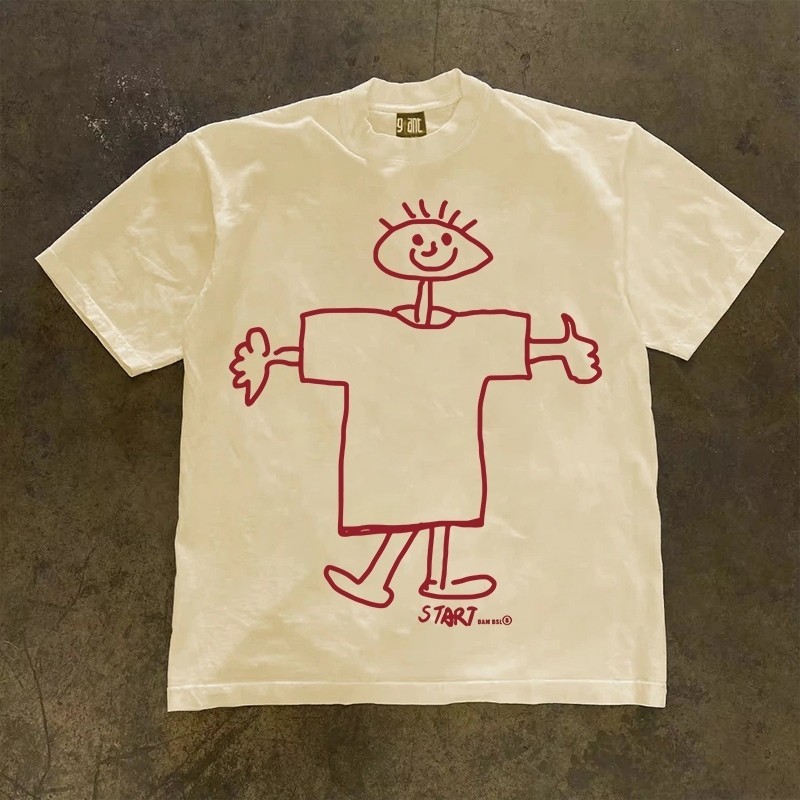 （Giao hàng 24h）Angela áo phông nữ trắng 100%cotton Các mẫu vui nhộn form rộng mùa hè  Angela  áo thun local brand