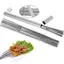 Maybest 50 Cái Xiên Thịt Nướng Bằng Thép Không Gỉ Có Thể Tái Sử Dụng Xiên BBQ Kebab Iron Sti Cho Cắm Trại Ngoài Trời Dụng Cụ Dã Ngoại Dụng Cụ Nấu Ăn {VN}