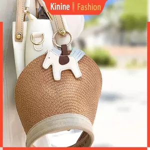 KIN Thời Trang Túi Xách Mũ Kẹp Mũ Ngựa Giá Đỡ Mũ Da Giữ Kẹp Ba Lô Thiết Thực Kẹp Dành Cho Người Hâm Mộ Thời Trang