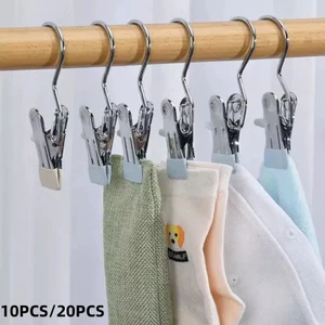 Mới 10 Cái / 20 Chiếc Chốt Giặt Đa Năng Có Móc Chống Trơn Trượt Và Ổn Định Nhiều Màu Sắc Có Sẵn Cho Ban Công Và Phòng Tắm