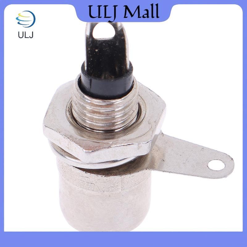 ULJ 10 Chiếc Niel Mạ RCA Phono Khung Xe Bảng Gắn Nữ Soet Adapter Phần Đỏ +.
