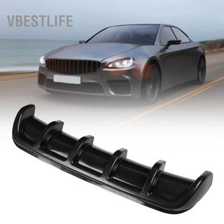 VBESTLIFE Cho Bộ Khuếch Tán Cản Sau Xe Gorgeri Bộ Khuếch Tán Cản Sau Xe Hơi Chất Liệu ABS Vây Cá Mập Đa Năng (Đen Sáng)