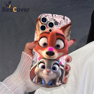 Ốp điện thoại hình cặp đôi Judy Nick dễ thương Zootopia 2 cho IPhone 17 16 15 14 13 12 11 16e Air Pro Max 6 6s 7 8 + Plus 17promax 16pro 15promax Cover NYK