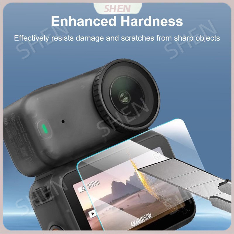 PULUZ Fat Niu Thích hợp cho DJI DJI Osmo Nano Màn hình máy ảnh thể thao Phim cường lực + Phim Hydrogel ống kính