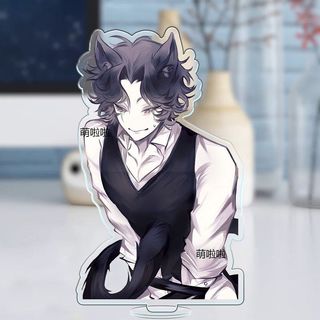 Pierrot Harlequin Đứng Anime Móc Khóa The Freak Circus Nam Móc Chìa Khóa Cho Nữ Hoạt Hình Hình Acrylic Móc Khóa Mặt Dây Chuyền Quà Tặng