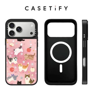 Ốp điện thoại cứng gương hình mèo từ tính cho iPhone 17 Pro Max 17 Air 16 Plus 15 14 13 12 11 Vỏ chống sốc