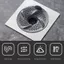ITRUMPET 3 Vỏ Thoát Nước, Thoát Sàn Chống Tắc Vortex, Xoay Chống Lỗi Thiết Kế Lưới Thu Tóc Khu Vực Vệ Sinh