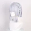 Tóc giả mô phỏng da đầu cho cosplay Kamisato Ayaka - Genshin Impact, kiểu tóc xoăn bím dài gift