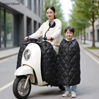 [sportoutdoor] 1 Cái Bảo Vệ Chân Chống Gió Ấm Áp Lông Cừu Dày Xe Điện Gió Váy Dài Đến Đầu Gối Cho Xe Đạp Điện [out]