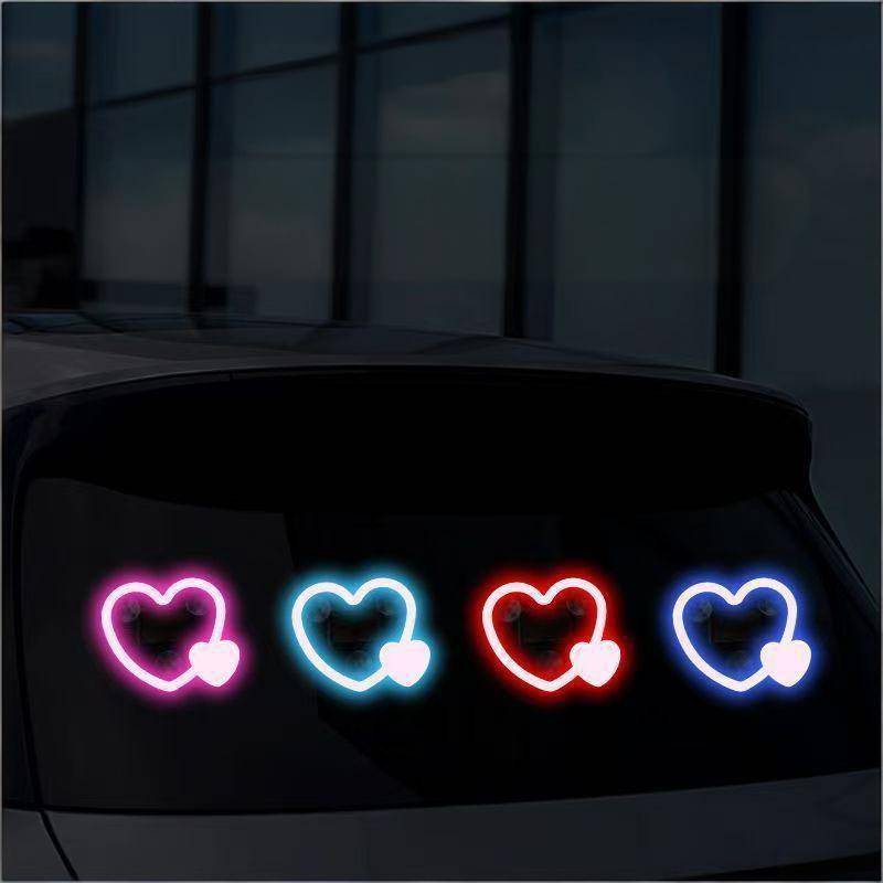 VHDD Đèn LED Neon chạy bằng năng lượng mặt trời 12V Đèn dải linh hoạt chống nước hình trái tim để chiếu sáng tâm trạng tự động VN