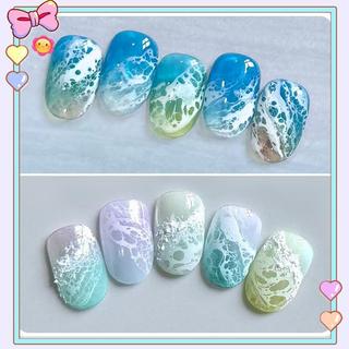 [beautifulhome] Nail Art Ocean Wave Blooming Gel Polish 10ml Chất lỏng trắng có tác dụng lan truyền Tạo hoa văn độc đáo cho Salon làm móng tay [làm đẹp]