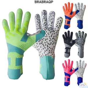 BRABRAA 1 Chiếc Găng Tay Thủ Môn, Găng Tay Thủ Môn Chống Trơn Trượt, Găng Tay Bóng Đá Bóng Đá Thoáng Khí Cao Su Chống Mài Mòn Cho Người Lớn Trẻ Em