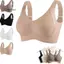 < WHPHous-t > Đồ lót liền mạch nữ 2025 Phong cách mỏng Ngực to ngực nhỏ Không dây Plus Size Áo ngực có thể tháo rời & Chống chảy xệ Đẹp