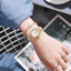 Đồng hồ đeo tay thép Thời trang sinh viên Phiên bản Hàn Quốc Vòng tay trang sức Dây thép Đồng hồ sang trọng 26.5.15
