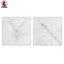 Vòng cổ mặt dây chuyền chéo cổ điển - Trang sức Choker hợp kim dành cho nam nữ