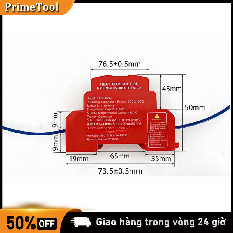 Tấm chữa cháy thông minh khí dung dán khoang động cơ ô tô – Thiết bị chống cháy, Phát hiện cháy nhanh, Tự động kích hoạt