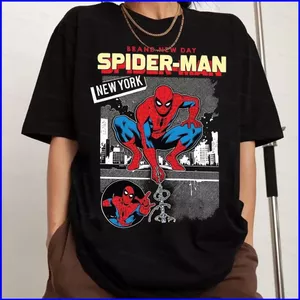 GN 2026 Người Nhện Thương Hiệu Ngày Mới Siêu Anh Hùng Áo Thun Mùa Hè Anime Tay Ngắn Top NG