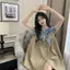 Đầm Denim tay bay nhỏ giảm tuổi Nơ Nữ Mùa hè Phong cách mới Thời trang tươi mát Người đàn ông nhỏ bán chạy