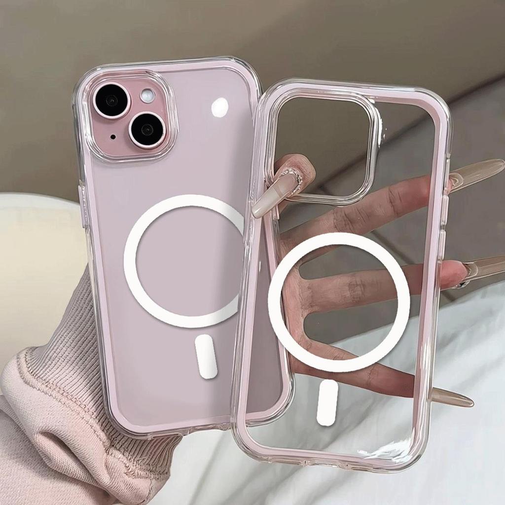 Bảo vệ toàn diện tiện dụng Ốp điện thoại 3 trong 1 nam châm tương thích sạc không dâycho
