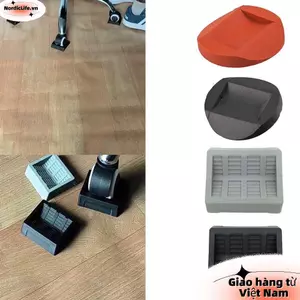 Cốc đựng đồ nội thất NORDICLIFE, Nút chặn bánh xe ghế chống trượt đa năng, lõm cong Chất lượng cao Tấm bảo vệ sàn gỗ cứng bền bỉ Văn phòng tại nhà