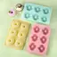 Luckyew 1 6 Bánh Donut Bánh Khuôn Silicon DIY Nhà Bếp Nướng Khuôn Nướng Bánh Khay Bánh Donut Làm Kẹo Khuôn Trang Trí Bánh Phụ Kiện TQ