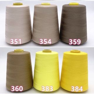 Nhà máy trực tiếp cung cấp chỉ may 402# cuộn lớn 5000 yard máy gia đình máy điện tử máy may phẳng tốc độ cao không đứt chỉ polyester đen trắng nhiều màu sắc chỉ côn màu tươi sáng vắt sổ may quần áo túi xách thêu phụ liệu may mặc