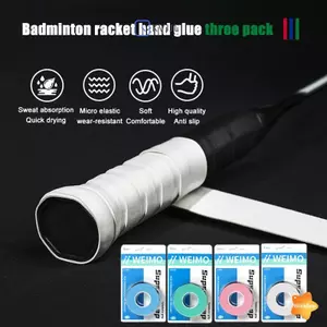 Quần vợt Raet, Cần câu, Dây chống trượt và thấm mồ hôi, Tay cầm cầm cầm, Keo dán tay cầu lông bằng da mới