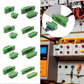 ITRUMPET 15EDGWC Khối đầu cuối 3,81mm, đầu nối có thể cắm xuyên tường 2P/3P/4P/5P/6P/8P/9P, có mặt bích, bảng điều khiển cố định, phích cắm nam nữ