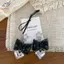 HFTOY Thời Trang Đa Năng Nơ Trái Tim Dây Đeo Điện Thoại Dây Đeo Cổ Tay DIY Handmade Nơ Móc Khóa Bapa Phụ Kiện Trang Trí Quà Tặng ~