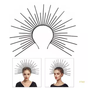 Ở lại Thanh Lịch Đám Cưới Băng Đô Baroque Tiaras Băng Đô Quấn Tóc Phụ Kiện Trang Phục