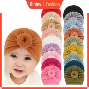 KIN Bé Bonnets Mũ Mềm Mũ Cotton Mũ Turban Cho Bé Mũ Mềm Mại Đa Năng Mũ Cho Bé