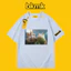 Bkmk High Street Loose Top Áo thun ngắn tay hợp thời trang Quần áo in hình ngộ nghĩnh Mùa hè Thiết kế nam Sense 0519