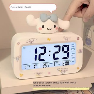 2026 Sanrio Đồng Hồ Báo Thức Học Sinh Chuyên Dụng Đa Năng Đánh Thức Công Cụ Tiện Dụng Đồng Hồ Điện Tử Thông Minh Để Bàn Đồng Hồ Trẻ Em