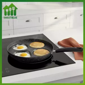 SWEET 4 Khoang Đá Maifan Trứng Burger Chảo Chống Trầy Xước Để Sử Dụng Gia Đình Thiết Bị Nhà Bếp n