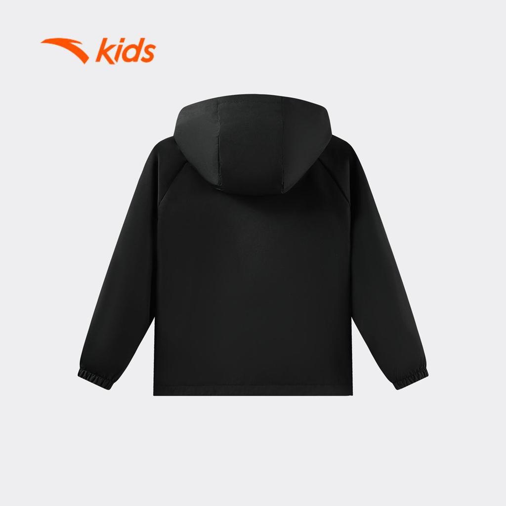 ANTA Kids Áo Khoác Dù Chống Gió Cho Bé Trai 352536616U. Windbreaker Thu Đông Ấm Nhẹ, Chống Nước, Có Mũ