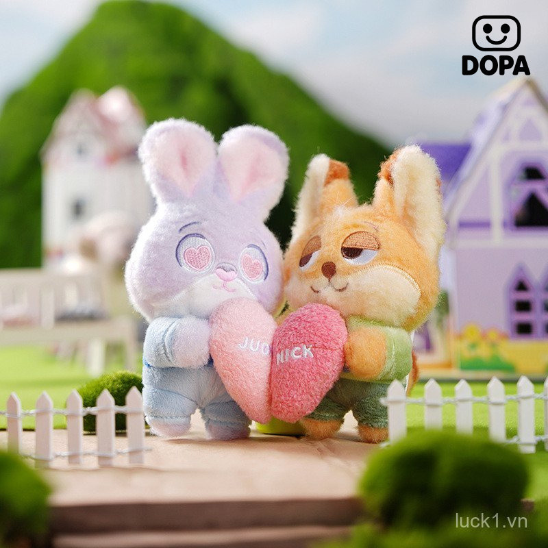 Bán Thật Chính Hãng Điên Động Vật Thành Phố Từ Tính Judy Nick Sang Trọng Móc Khóa Schoolbag Mặt Dây Chuyền Quà Tặng Cho Bé Gái