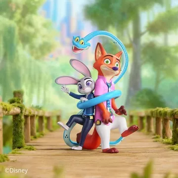 【Fast shipping】blind box zootopia zootopia blind box thỏ và cáo zootopia Búp bê nhồi bông - món quà dành cho bạn gái