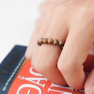 Nhẫn Trầm Hương Tự Nhiên Dầu Dẻo - Mùi Thơm Ngọt - Trầm Hương Yên Lộc