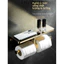 【 KOHLER 】Giá treo khăn giấy đồng thau dày đặc, giá treo giấy cuộn phòng tắm, móc đôi, máy phân phối giấy vệ sinh, hộp k