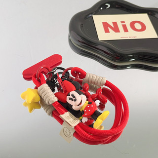 Dây buộc điện thoại hình ngôi sao hoạt hình dễ thương hình chú chó Mickey - Phụ kiện ốp lưng di động