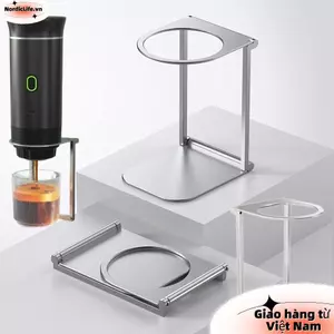 Giá đỡ máy pha cà phê NORDICLIFE, Giá đỡ bộ lọc nhỏ giọt chắc chắn có thể gập lại, Giá đỡ bền bằng hợp kim nhôm di động