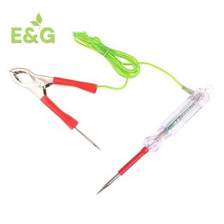 [E.G-t] Đèn thử nghiệm 6-24V sáng tạo và thiết thực với đầu dò kép Kẹp cá sấu dây chống đông 47 Inch Máy kiểm tra mạch LED ô tô mới