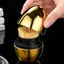 PNPIA- Giá đỡ đánh răng hình trứng bằng thép không gỉ 304 Dụng cụ tổ chức đánh răng sáng tạo để bàn ăn Sử dụng văn phòng
