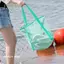 PNPIA- Túi xách lưới ngoài trời lớn Túi đựng đồ chơi trẻ em Túi lưu trữ Tote bền cho hoạt động bơi lội và bể bơi trên bãi biển