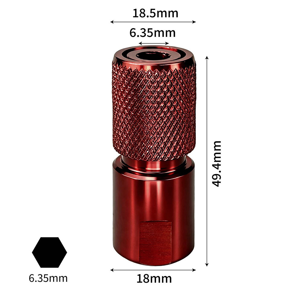Bộ chuyển đổi máy mài góc M10 đến 6.35mm Đầu nối lục giác cho máy mài góc 100 loại