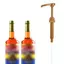 Luckyew 1 / 5 Chiếc Cà Phê 750ML Hộp Đựng Xi-rô Bơm Bla Liquid Dispenser Cho Xi-rô 10Ml Nước ép Chai Máy Bơm TQ