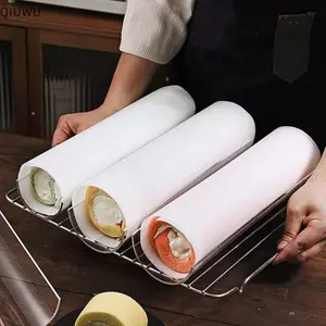 QIUWU New Thiêning 30CM Bánh Cuộn Định Hình Chèn Khuôn Hình Chữ U Trong Suốt Giữ Hình Bán Nguyệt Bánh Ngọt Nướng Dụng Cụ Nhà Bếp.