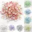 HNKMP 50 Chiếc 7x13mm Thay Đổi Dần dần Acrylic Bellflower Hạt Mũ Trang Sức Phát Hiện Quyến Rũ Vòng Tay Miếng Đệm Hạt Để Làm Đồ Trang Sức.